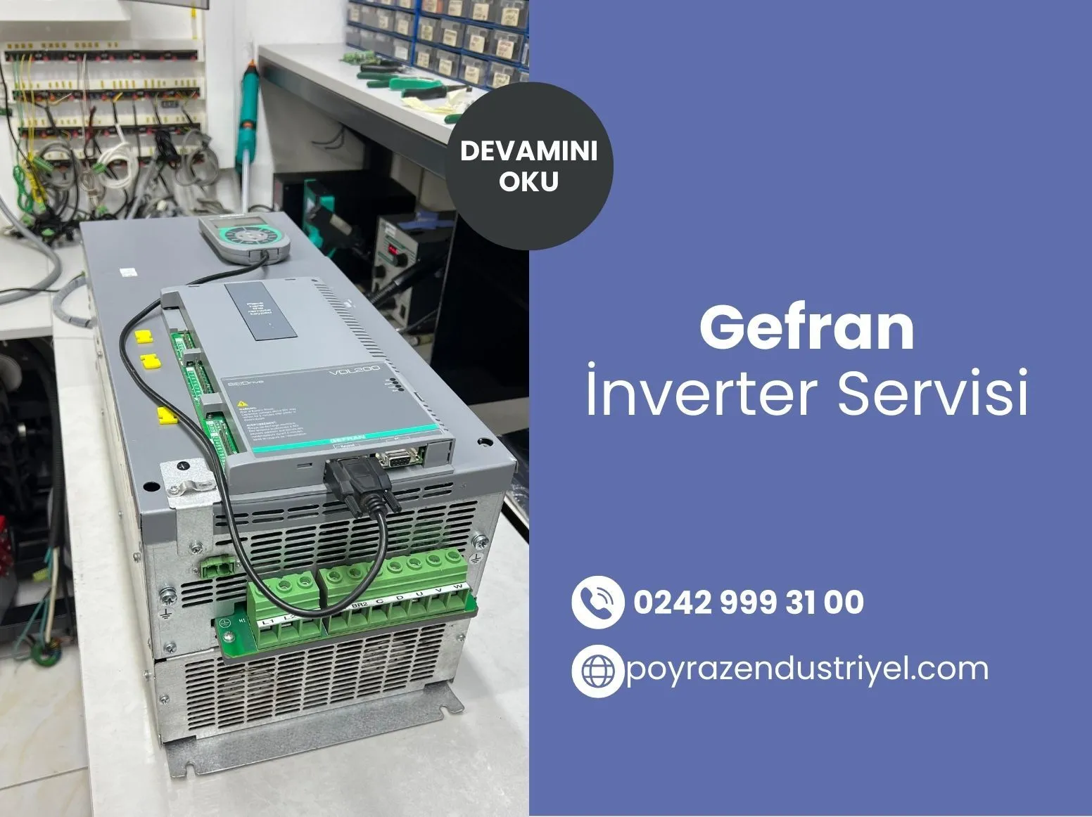Gefran İnverter Servisi
